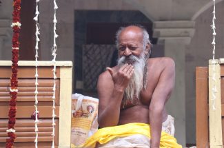Thumbnail for the post titled: SHRI SARYU RAI TAKES BLESSING